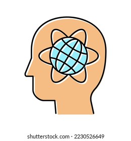 metaphysics philosophy color icon vector. metaphysics philosophy sign. isolated symbol illustration