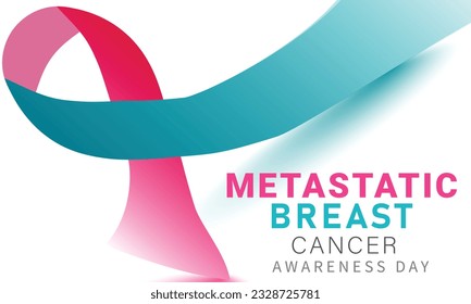 Metastatic breast cancer awareness day. background, banner, card, poster, template. Vector illustration