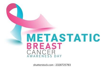 Metastatic breast cancer awareness day. background, banner, card, poster, template. Vector illustration