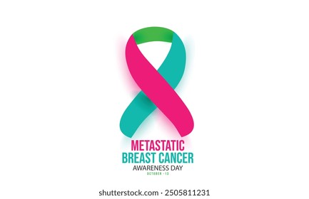 Metastatic breast cancer awareness day. background, banner, card, poster, template. Vector illustration.