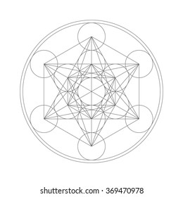 Metatrons Cube - Flower of life.