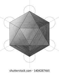 Metatron's Cube, Platonic Solids, Sacred Geometry, Tetrahedron, Hexahedron, Octahedron, Icosahedron, Dodecahedron, Star Tetrahedron, Cuboctahedron