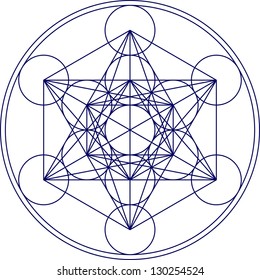 Metatrons Cube, Sacred Geometry, Flower Of Life