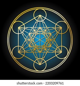 Metatron-Cube, heilige Geometrie, Symbol