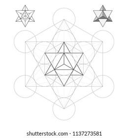 Metatron's Cube the Star Tetrahedron