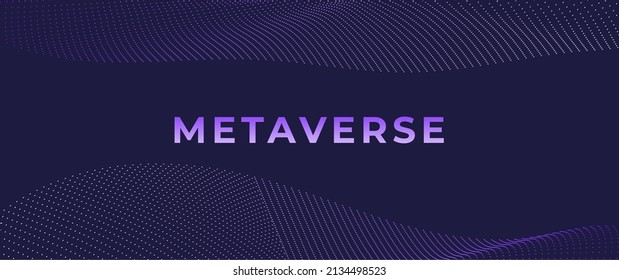 Metaverse abstract background. The concept for metaverse and VR technology

