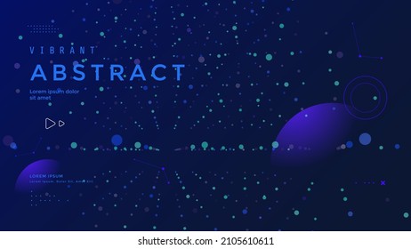 Metaverse abstract background. Virtual reality technology. Futuristic environment universe cover. Vector