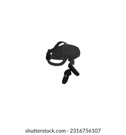 Metaverse color line vector set with VR, Virtual reality, Game, Futuristic Cyber and metaverse concept more, 3D visualization technology  vector