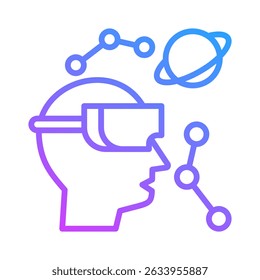Metaverse Icon Element For Design