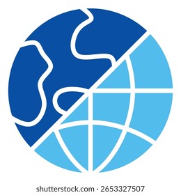 Metaverse Symbole im blauen Stil, Vektorgrafik