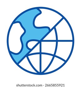 Ícones Metaversos Em Estilo Azul, Ilustração De Vetor
