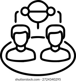 Metaverse Icons Set für virtuelle Welt, digitale Avatare, Web3, Blockchain, VR AR-Technologie und zukünftiges Online-Interaktionsdesign