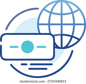 Conjunto de iconos de metaverso para mundo virtual, avatares digitales, Web 3, cadena de bloques, Tecnología de realidad virtual y futuro diseño de interacción en línea