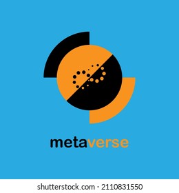 Metaverse Logo concept design. Vector illustration