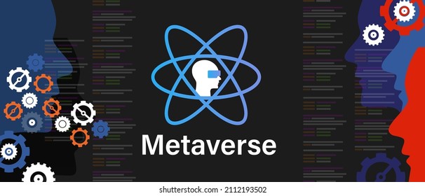 Metaverse meta verse worlvirtual made of code software development software