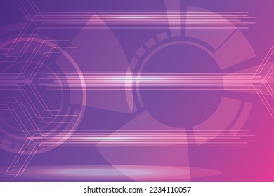 Metaverse technology concept and Virtual space, technology background.
