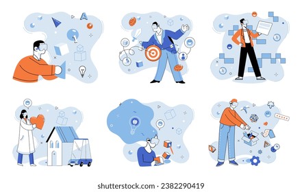Metaverse vector illustration. The future virtual world relies on advancements in digital technology and virtual reality The metaverse concept metaphorically represents digital plane parallel