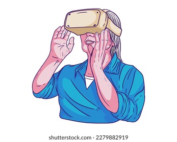 Metaverse VR Glass, Metaverse VR Glass Vector