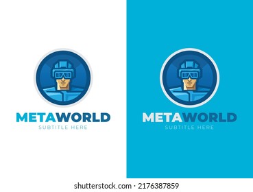 metaverse world logo design for multi purposes