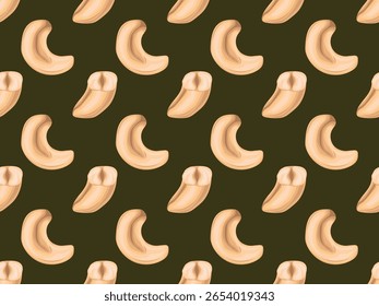 mete nut baked kacang roasted nature cartoon business harvest icon flat vegan cashew detail mede raw