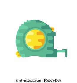 mete tape icon vector. mete tape sign on white background. mete tape icon for web and app