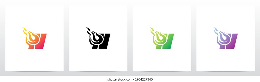 Meteor Comet On Letter Logo Design N
