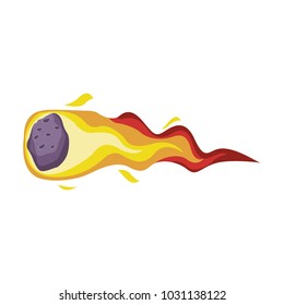 Meteor with flammes