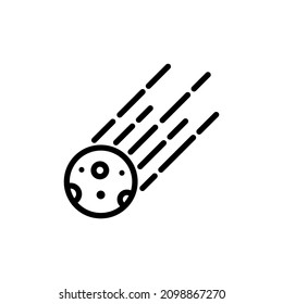 Meteor icon design template vector isolated illustration