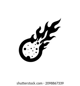 Meteor icon design template vector isolated illustration