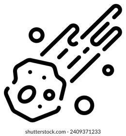 Meteor icon illustration for web, app, infographic, etc