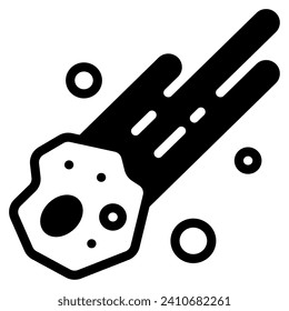 Meteor Icon Illustration, for web, app, infographic, etc