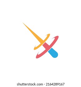 Meteor icon logo design illustration template vector