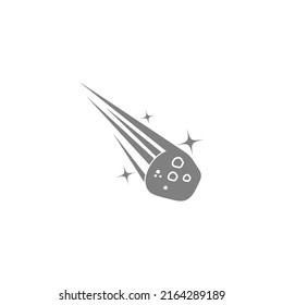 Meteor icon logo design illustration template vector