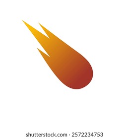 Meteor icon logo design illustration template vector
