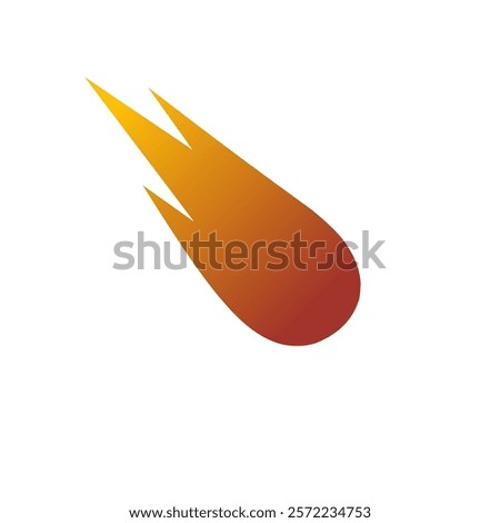 Meteor icon logo design illustration template vector