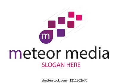 Meteor icon. Vector illustration