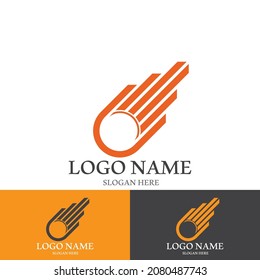 meteor icon vector illustration template design