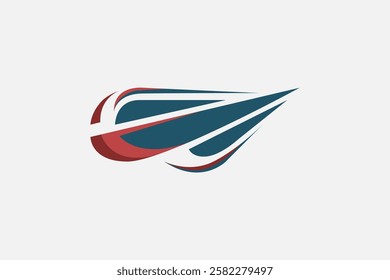 meteor or komet or train move fast logo