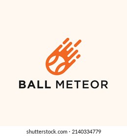 meteor logo design vector silhouette illustration