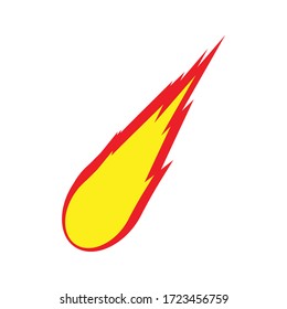 meteor logo stock illustration design