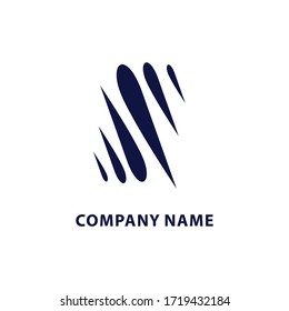 meteor modern logo tamplate vector