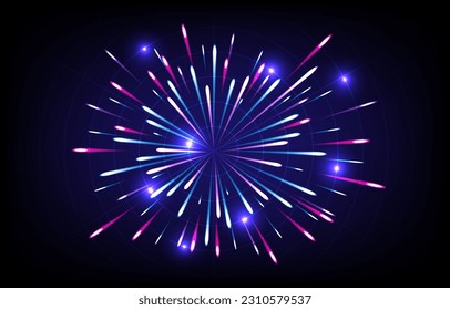 Meteor rain with falling glowing comets, Neon Light Particles, technology, network concept, falling glowing neon lights. Abstract light digital background. EP.3.Elements Isolated vector illustration. 