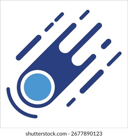 Elemento de ícone do chuveiro do meteoro para o projeto