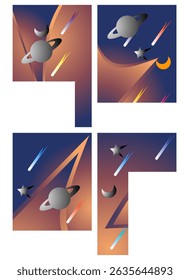Meteoro pancadas de chuva Meteores Estrelas cadentes Astronomia Espacial Céu noturno Detritos de cometa Evento celeste