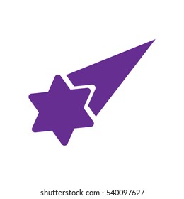 meteor, star, logo, icon, vector illustration EPS 10