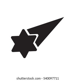 meteor, star, logo, icon, vector illustration EPS 10