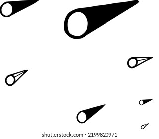 meteor vector, perfect for element design