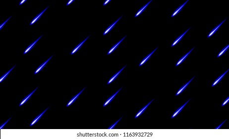 Meteorite blue rain