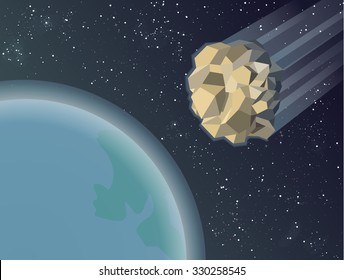 Meteorite falls to earth