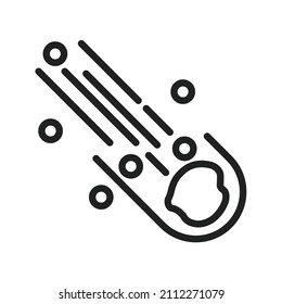 Meteorite icon vector image. Can also be used for Physical Fitness. Suitable for mobile apps, web apps and print media.